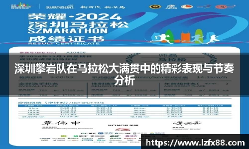 深圳攀岩队在马拉松大满贯中的精彩表现与节奏分析